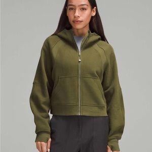 Lululemon Scuba Oversized Full-Zip Hoodie in Ether Green